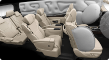 Toyota Alphard 舒適8座座位配置